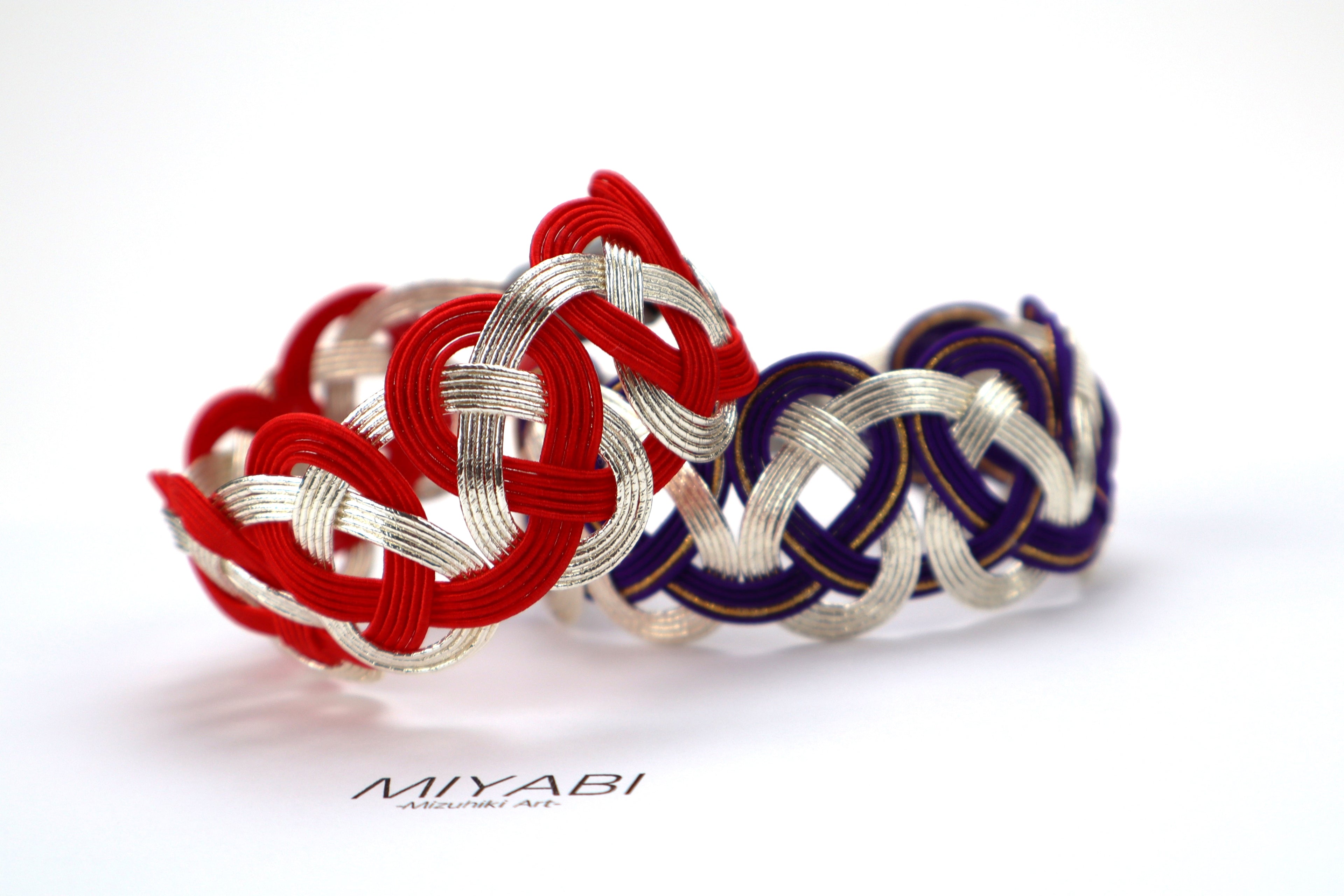 Towa (永遠) -Bracciali a nastri intrecciati-