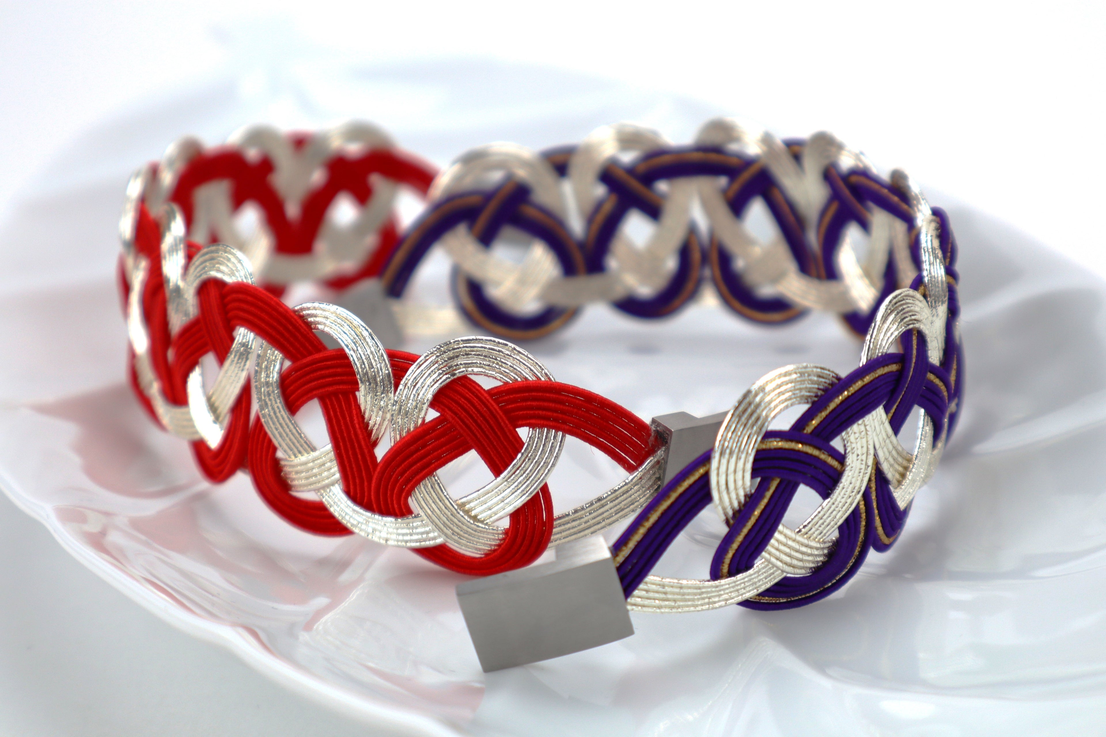 Towa (永遠) -Bracciali a nastri intrecciati-