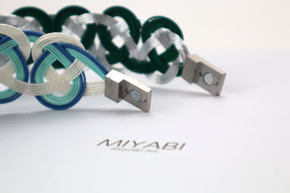 Towa (永遠) -Bracciali a nastri intrecciati-